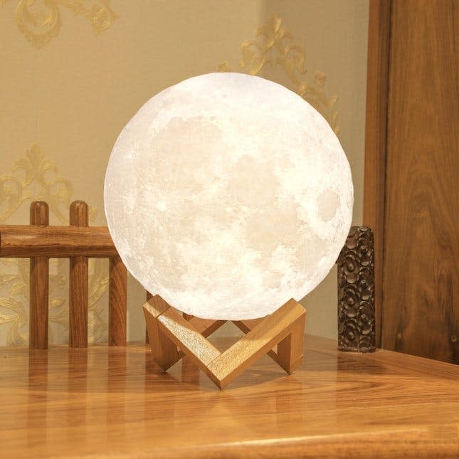 Kungken Rechargeable 3D Printed Moon Lamp