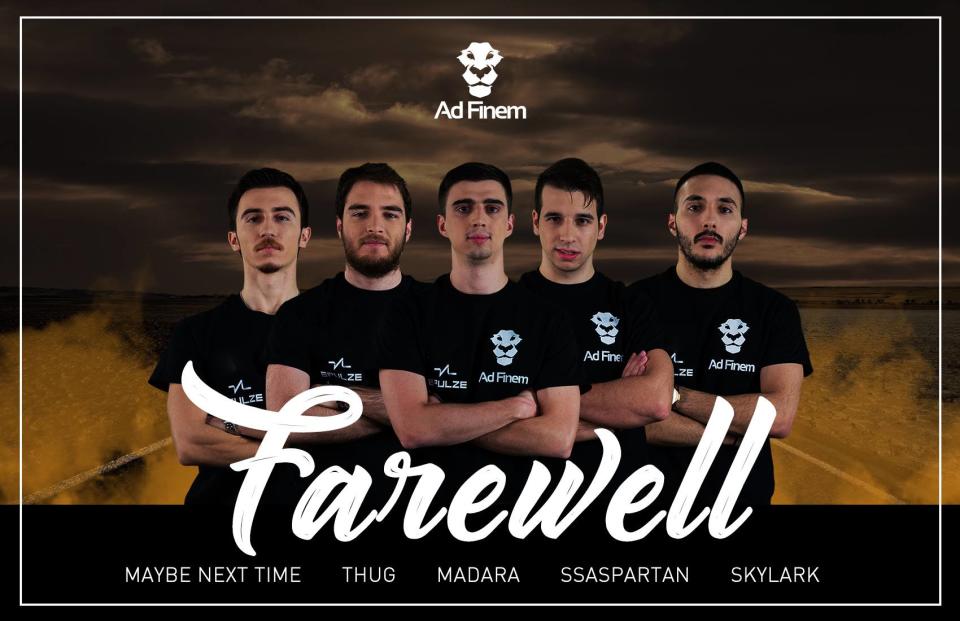 Ad Finem’s Dota 2 roster has moved on. (Ad Finem)