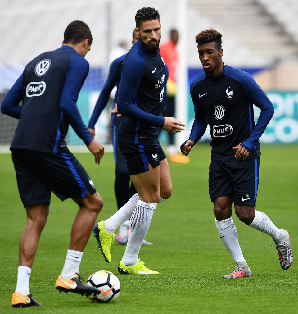 Dernier entraînement pour les Bleus