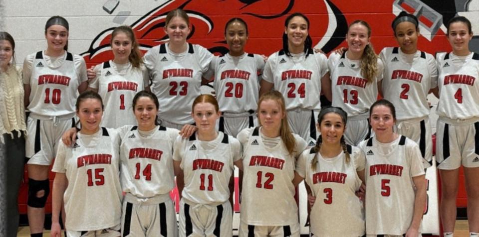 The Newmarket High School girls basketball team will play top-seeded Littleton on Saturday in the Division IV championship game at Colby-Sawyer College. It is the first time the Mules, seeded third, will play in a state championship.