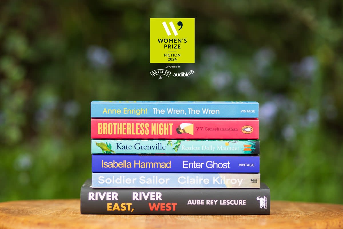 Women’s Prize for Fiction 2024 shortlist stack (Women’s Prize for Fiction 2024)