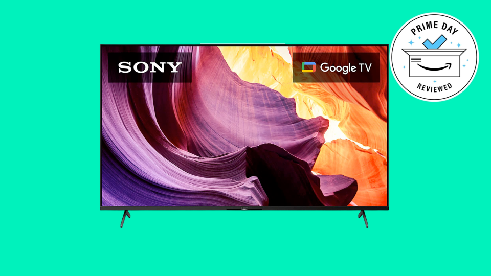 Add a sleek TV to your bedroom or office with the Sony X80K on sale at Amazon's Prime Day sale.