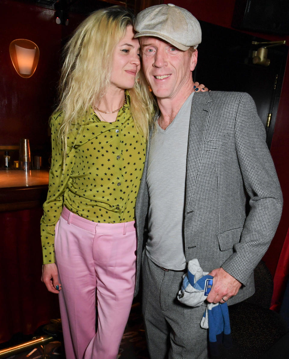 <p>Alison Mosshart and Damian Lewis cozy up at the VIP album launch party for <em>The Love That's Ours</em> by The Big Pink at The House of KOKO in London on Sept. 28.</p>