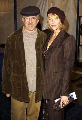 Steven Spielberg and Kate Capshaw at the Hollywood premiere of Dreamworks' Catch Me If You Can