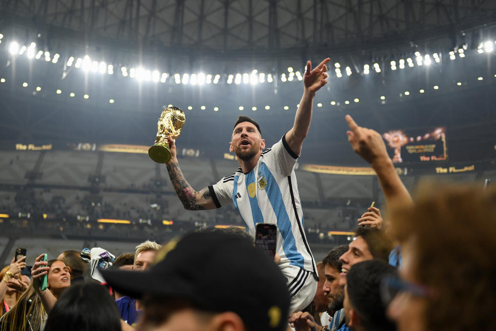 Fifa World Cup 2022: Argentina's Lionel Messi drops bombshell on playing  future after win over France in final - NZ Herald