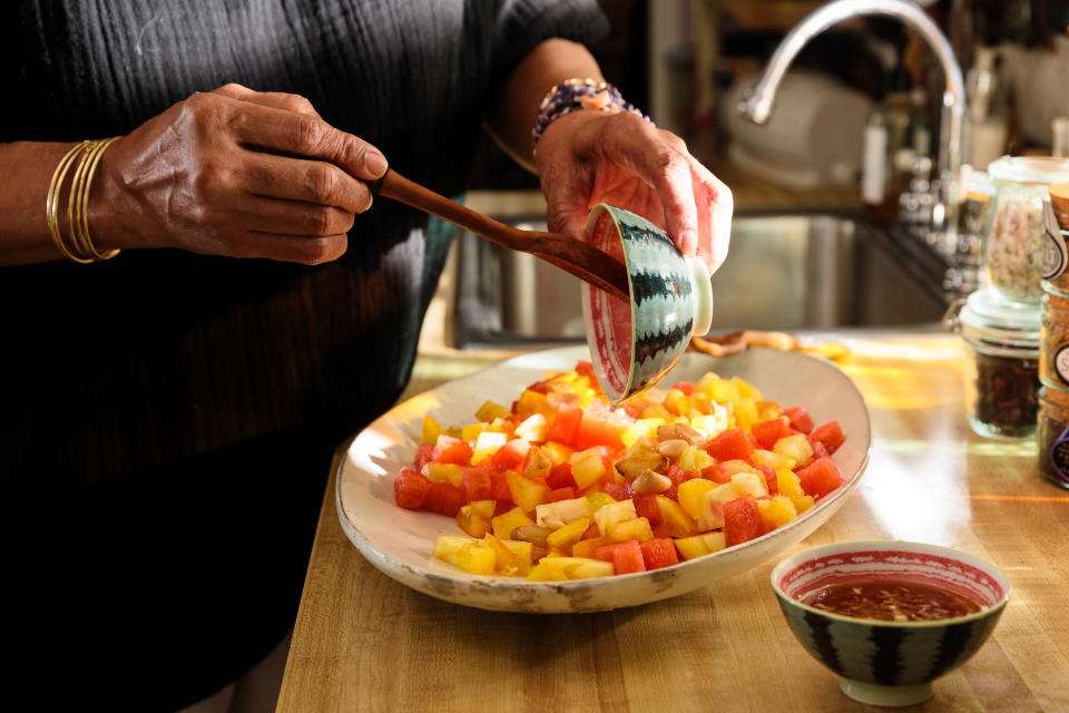 Tomato & Watermelon Salad (Elizabeth Cecil / For TODAY)