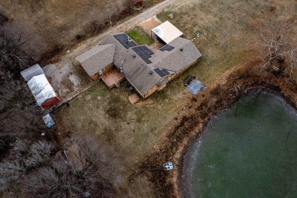 The bodies of Larry and Deborah Dutton were found buried behind their home near an above ground pool that has since been removed.