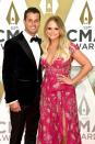 <p>Miranda Lambert wasn't expecting to meet her second husband, NYPD officer Brendan McLoughlin, when she arrived at <em>Good Morning America </em>to perform. However, her bandmates noticed Brendan working security for the show and invited him backstage. The couple hit it off and got <a href="https://people.com/country/miranda-lambert-pistol-annies-set-her-up-with-brendan-mcloughlin/" rel="nofollow noopener" target="_blank" data-ylk="slk:married two months later;elm:context_link;itc:0;sec:content-canvas" class="link ">married two months later</a> in January 2019. </p>