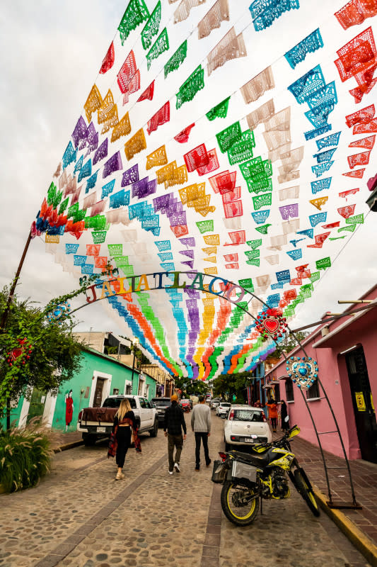 <p>Photo: Bruno Long</p><p> The colorful walkways of Oaxaca’s cobblestone street are a welcoming sight.</p>