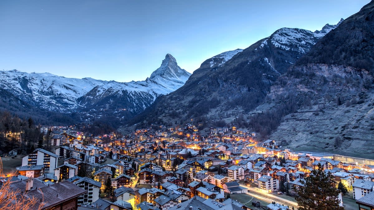 Zermatt’s location at the foot of the Matterhorn makes for particular great views at après time (Getty Images/iStockphoto)