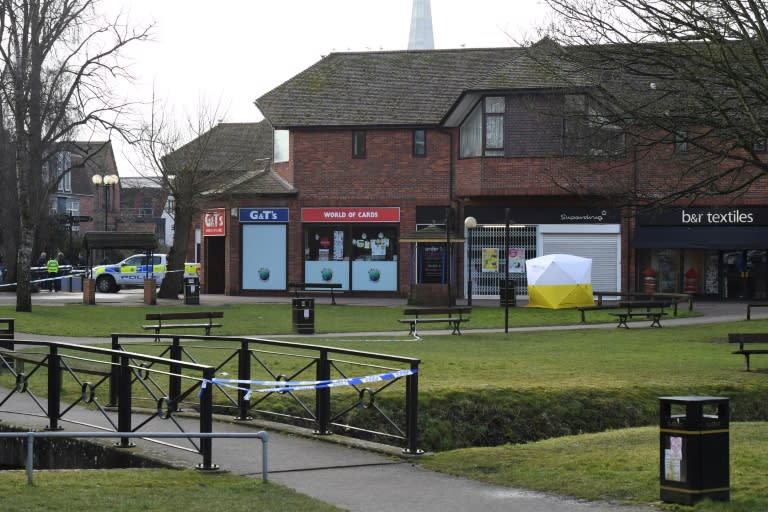 The area remained cordoned off on Tuesday, while a restaurant on a street nearby, Zizzi, was also closed as a precaution