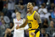 <p>Then: Oh, Lyles and the Retrievers just did something no other team had ever done in tournament history in 2018, becoming the first No. 16 seed to knock off a No. 1 seed. The senior guard pumped in 28 points in the 74-54 thumping of Virginia.<br>Now: Lyles is trying to keep his hoop dreams alive, playing for the Salt Lake City Stars of the NBA G League, where he’s averaging a shade under 13 points a game. </p>