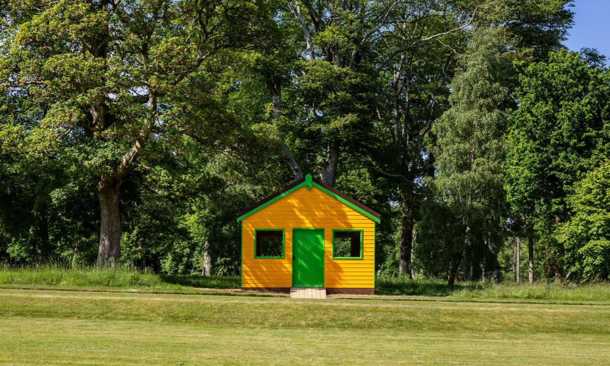 <span>A house built to be dismantled quickly … Under the skin of the ocean, the thing urges us up wild, by Whittle.</span><span>Photograph: Keith Hunter</span>