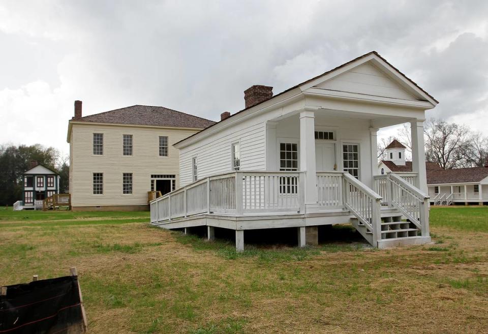 Westville is rebuilding its village on South Lumpkin Road near the Oxbow Meadows Environmental Learning Center and National Infantry Museum. The village is a living history museum that portrays a 19th century west Georgia town. The village will have more than 30 restored antebellum buildings.