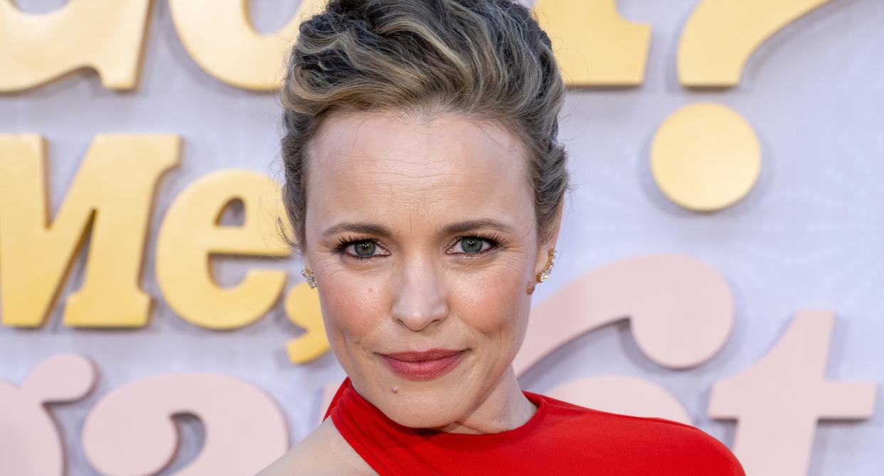 Rachel McAdams close up as she is an advocate for armpit hair