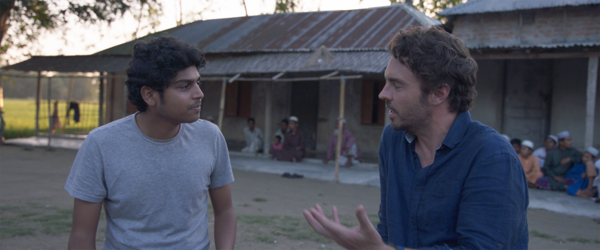 Decentralized energy access specialist Neelam Tahame, left, and filmmaker Damon Gameau in the documentary "2040."