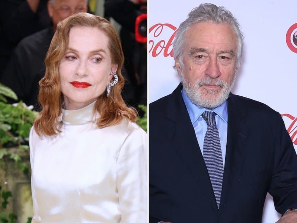 Kino-Legende Isabelle Huppert kommt selbst an die Isar, von Altstar Robert De Niro ist ein neues Werk zu sehen. (Bild: MJT/AdMedia/ImageCollect/ddp/abaca press/Guerin Charles)