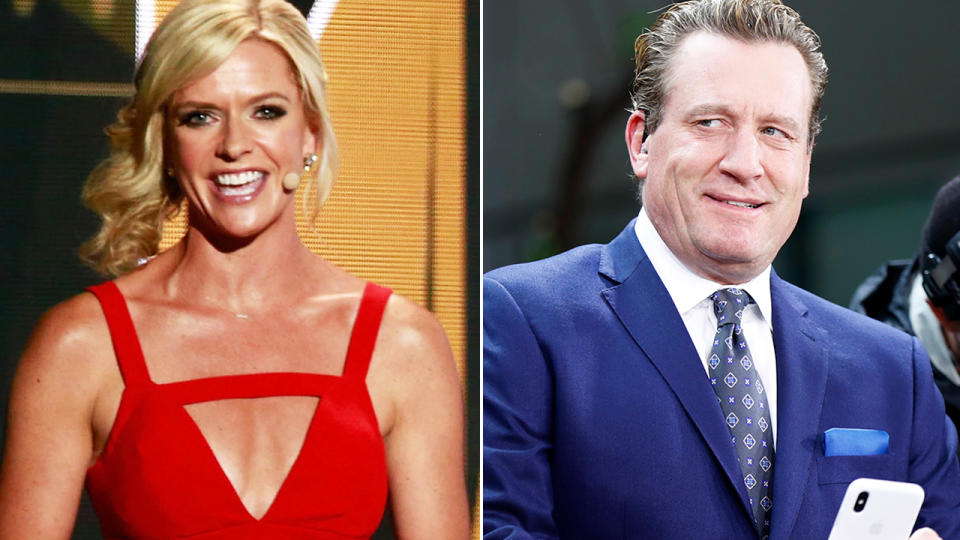 Jeremy Roenick, pictured here before making sexually suggestive comments about Kathryn Tappen.