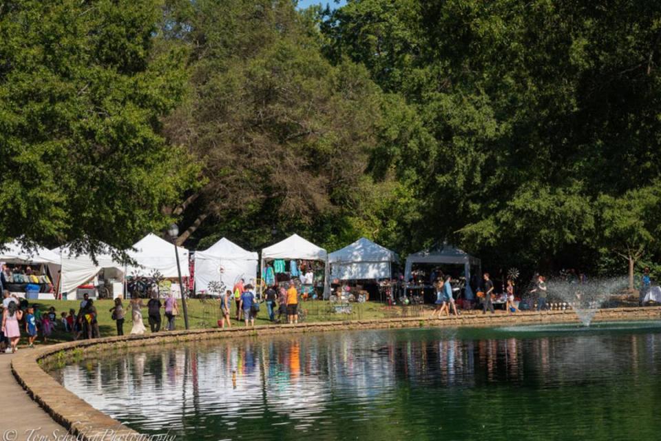 More than 200 artists will set up around Freedom Park lake for Festival in the Park.