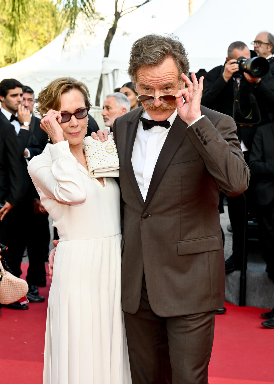 Robin Dearden and Bryan Cranston