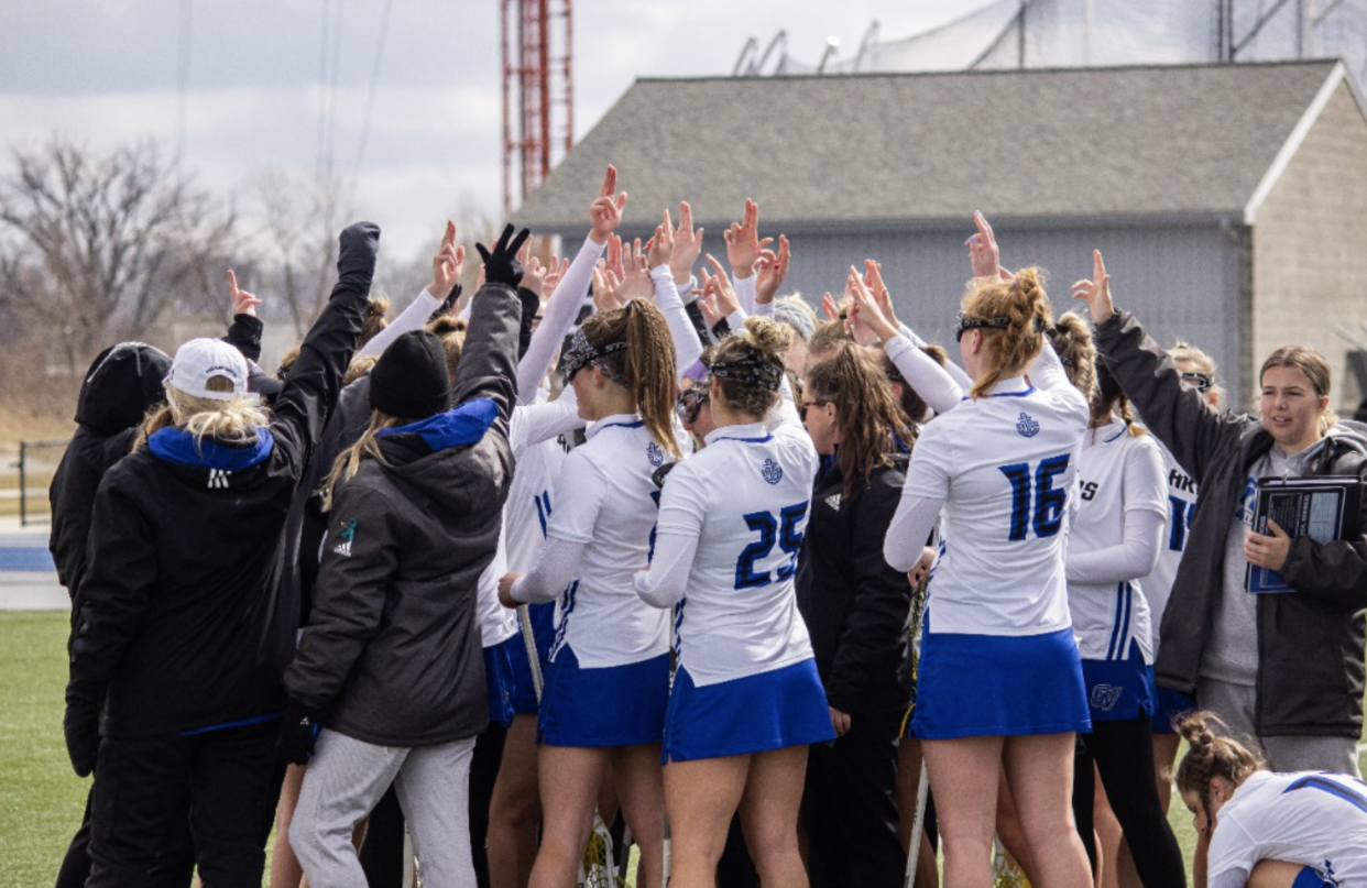 The GVSU lacrosse team had a stellar season.