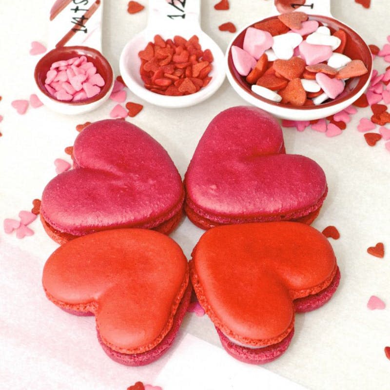 Valentine's Heart-Shaped Macaron