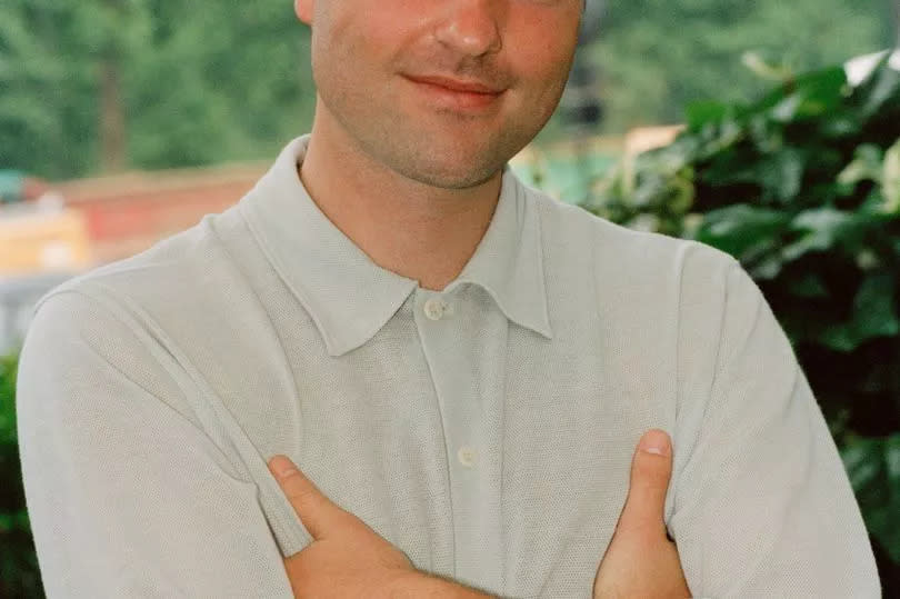 English actor Nick Berry during a photocall for the television series 'Heartbeat', in which he plays PC Nick Rowan, August 19,1996