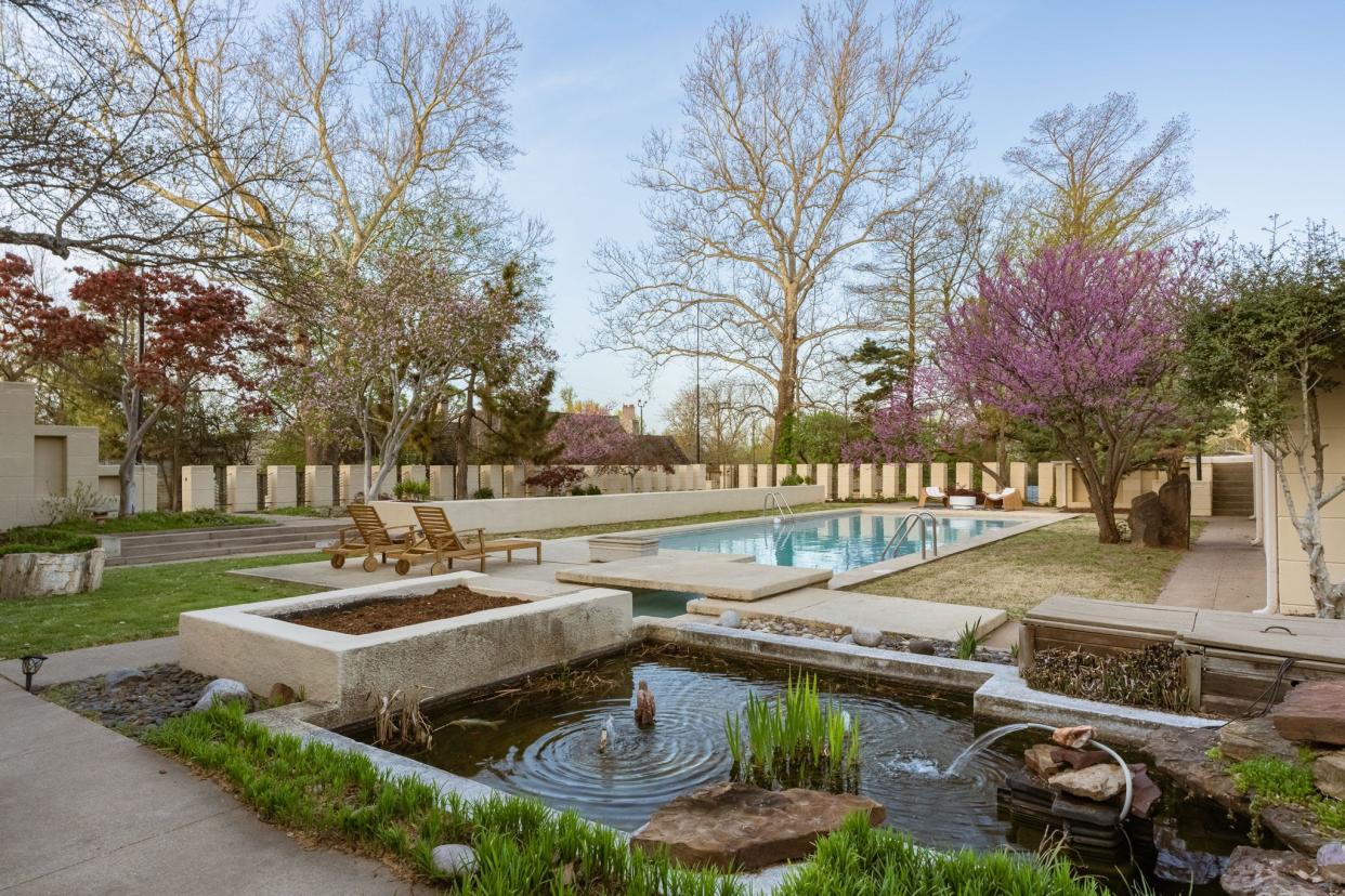 A home that Frank Lloyd Wright designed for his cousin is going up for sale in Tulsa, Oklahoma. 