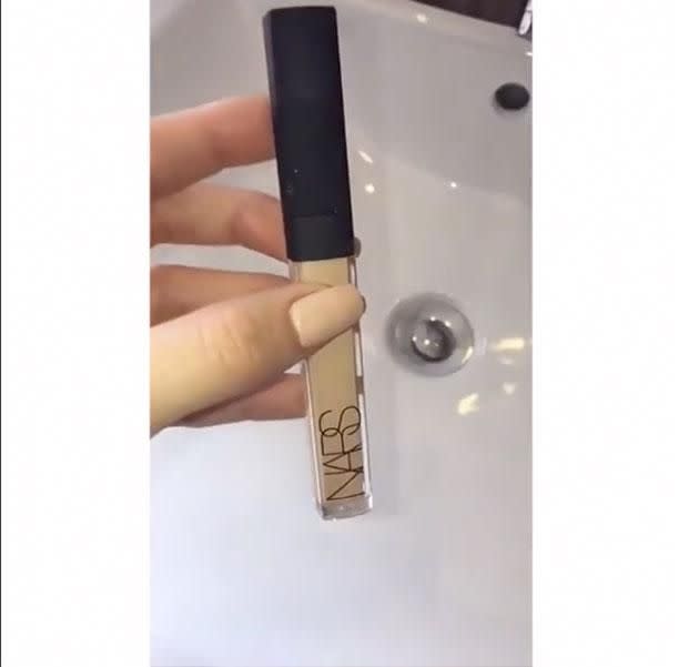 NARS concealer. Source: Snapchat