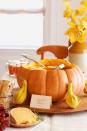 <p>A hollowed-out pumpkin can easily become a punch bowl—and an undeniable conversation starter. </p>