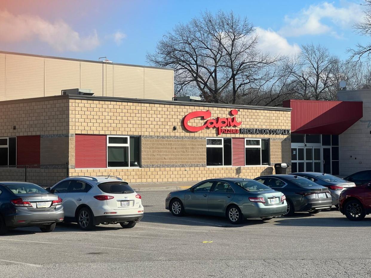 City of Windsor staff said an online survey completed with nearly 800 responses selected the Capri Pizzeria complex as the preferred location for the curling rink if it had to move.  (Jacob Barker/CBC - image credit)