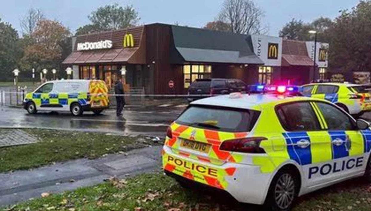 Merseyside police and fire crews were called to the McDonald's restaurant in Queens Drive. (Reach)
