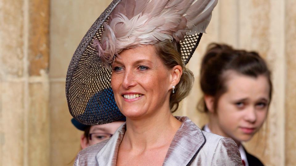 Duchess Sophie attends the annual Commonwealth Day Observance Service at Westminster Abbey on March 12, 2012