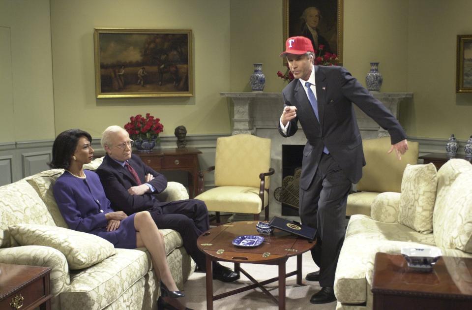 Will Ferrell playing George W. Bush on "Saturday Night Live" in 2002. (Photo: NBC via Getty Images)