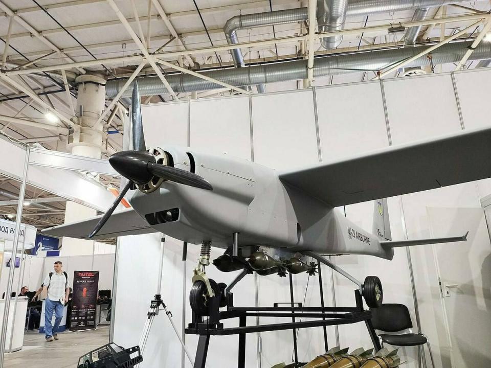 烏克蘭制造的UJ- 22 無人機。   圖：翻攝自推特用戶「 MAKS 23」  