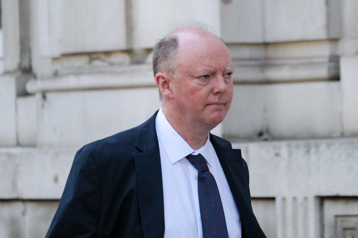 London, UK, 30th July, 2024. Professor Chris Whitty, Chief Medical Officer (CMO) for England, is seen outside the Cabinet Office arriving for an afternoon meeting. Credit: Eleventh Hour Photography/Alamy Live News