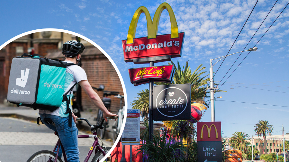 McDonald's has landed at Deliveroo. (Source: Getty)