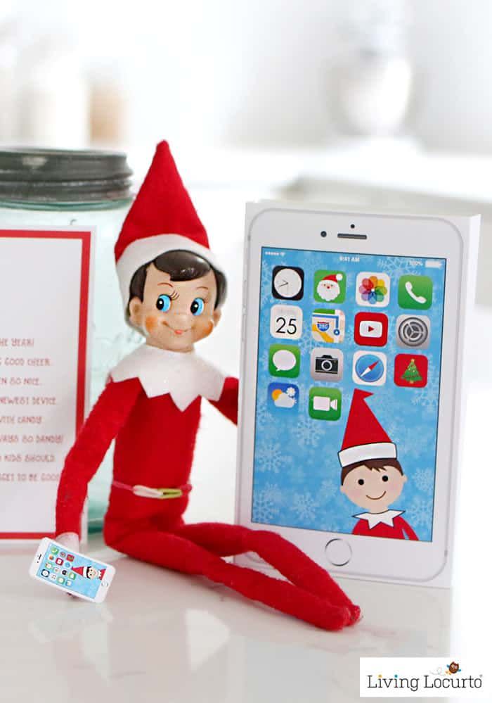 64) Elf Phone Printable