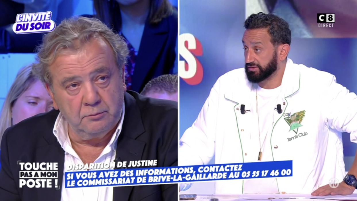 Le grand reporter Michel Mary était invité sur le plateau de TPMP ce mercredi soir pour aborder une nouvelle affaire de disparition inquiétante. (Capture d'écran C8)