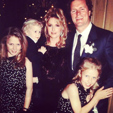 <p>Kathy Hilton/Instagram</p> The Hilton family in a throwback photo