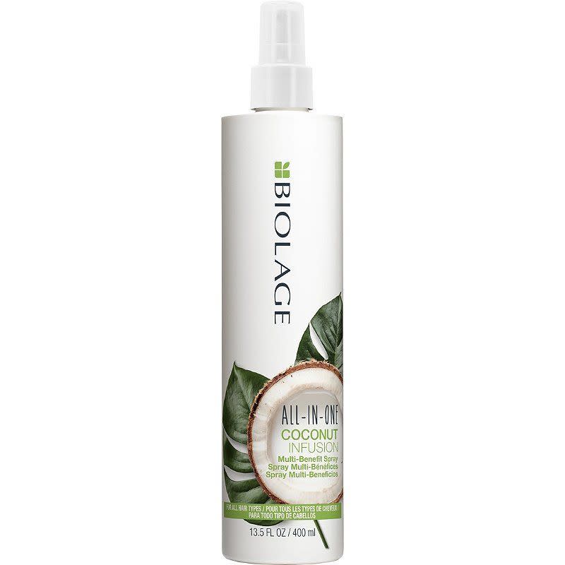 8) Biolage All-In-One Coconut Infusion Multi-Benefit Spray