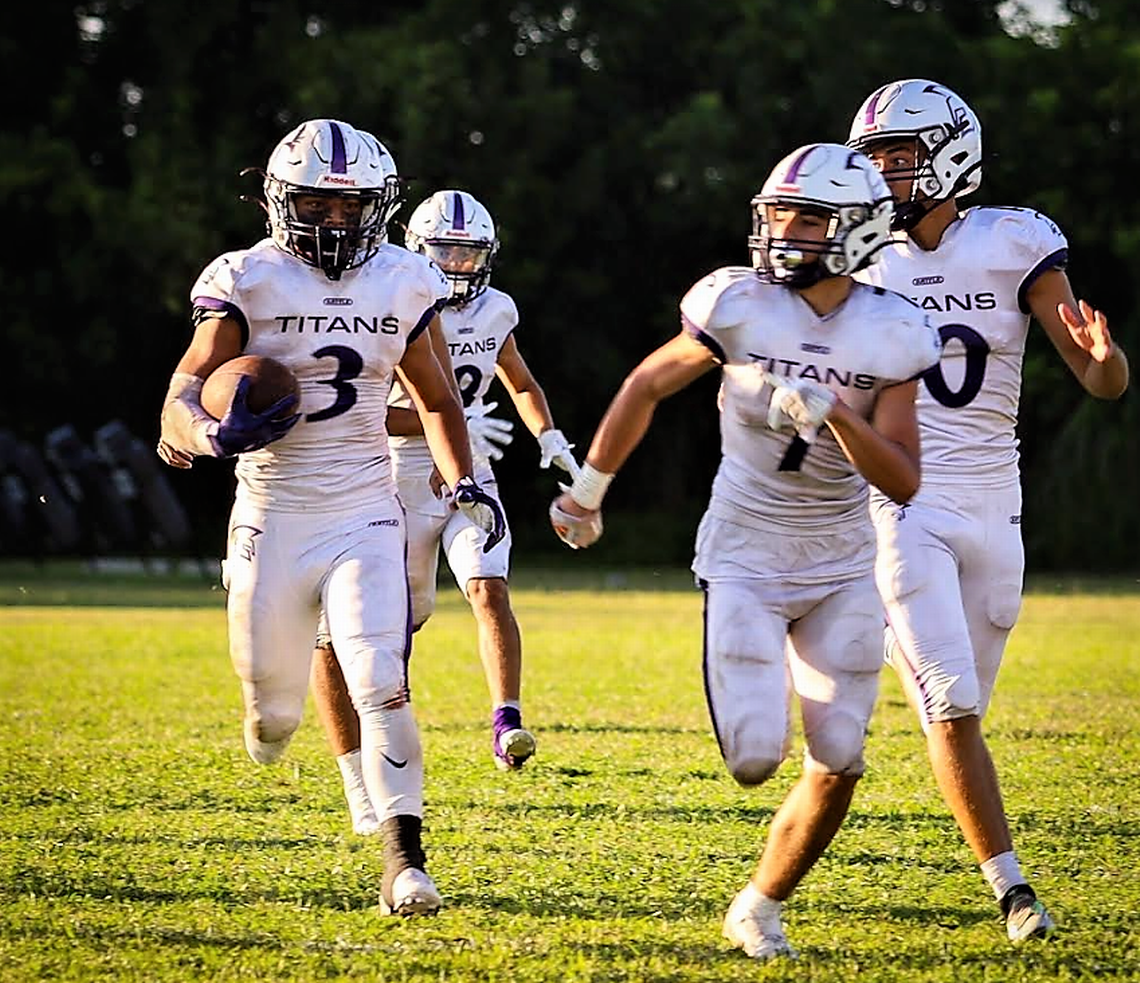 True North football won in dramatic fashion against Archbishop Coleman Carroll.