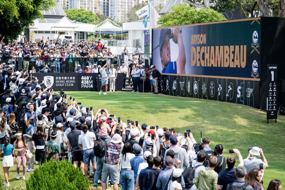 LIV Golf 香港站吸引大批球迷觀戰。（圖：LIV Golf）