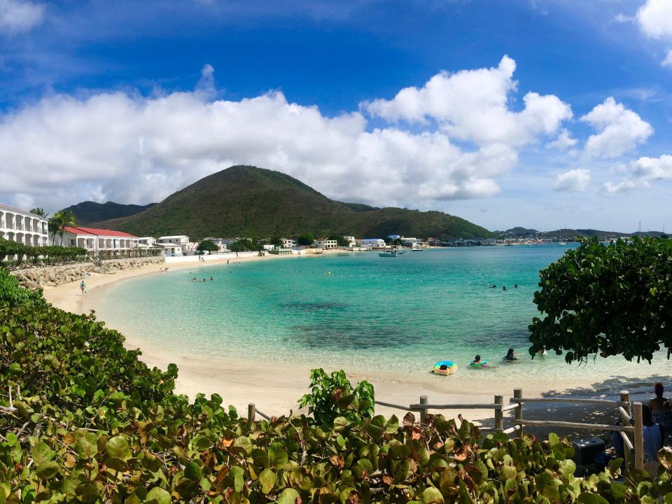 Grand Case Bay in St. Martin.