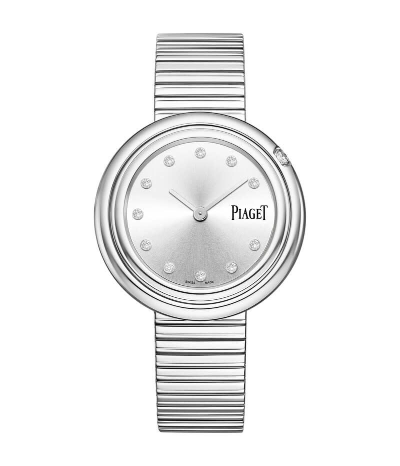 PIAGET Possession系列34毫米精鋼鑽石腕錶，建議售價NT$233,000