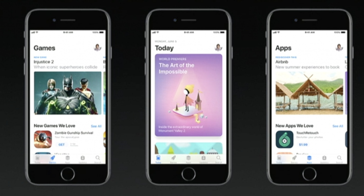 After nine years, the App Store gets a new look.