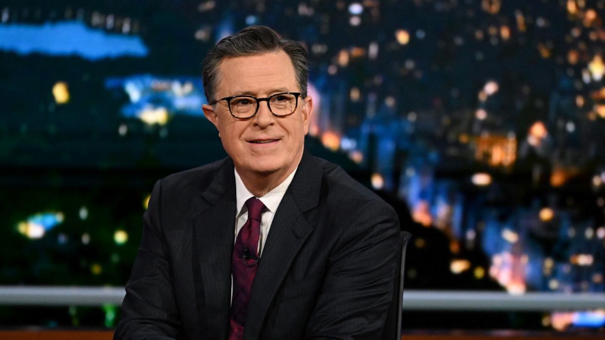 Stephen Colbert on The Late Show with Stephen Colbert. 