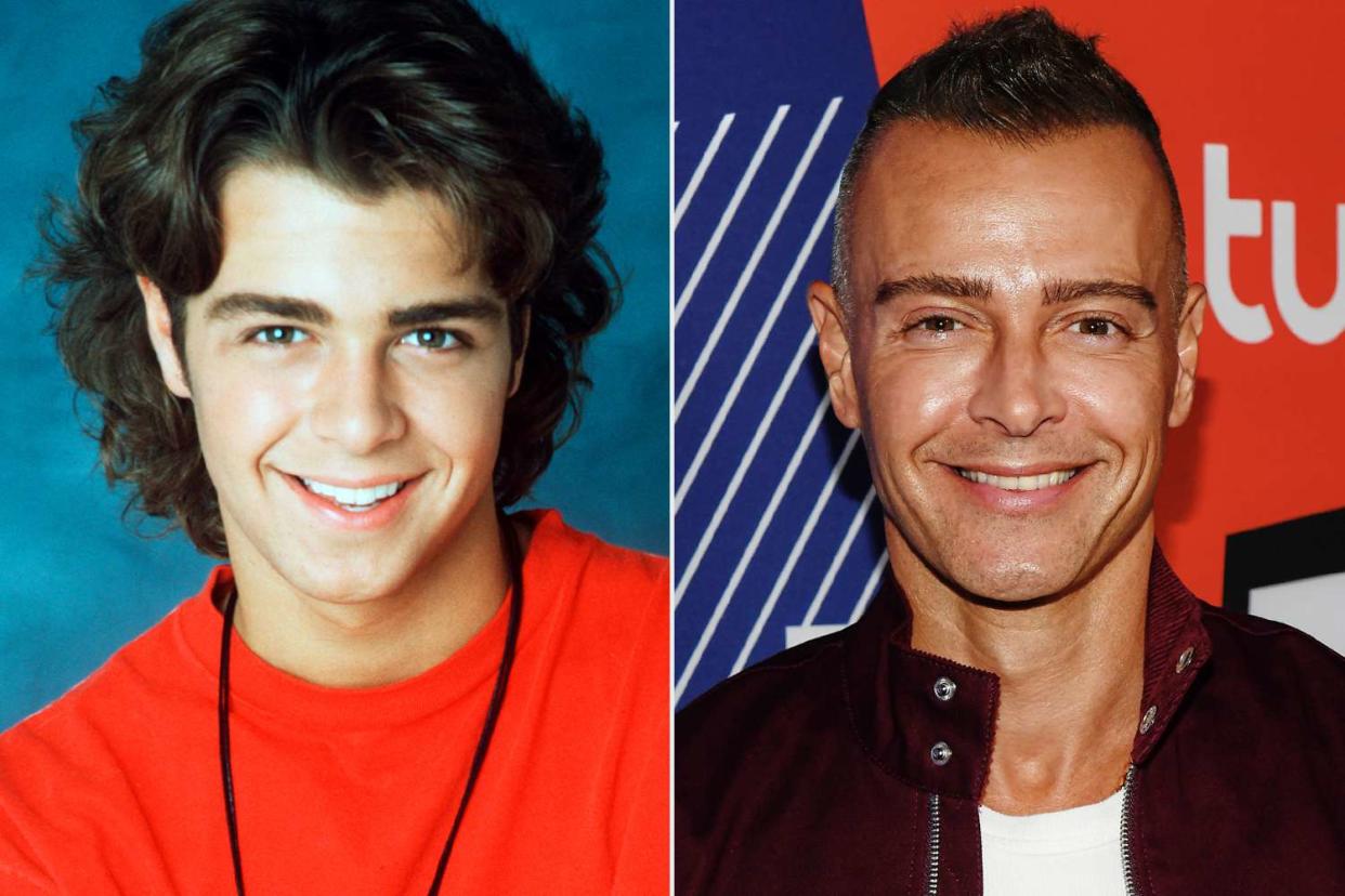 <p>Touchstone Pictures/Disney General Entertainment Content via Getty; Michael Buckner/Penske Media via Getty</p> Joey Lawrence in 1992 and 2021