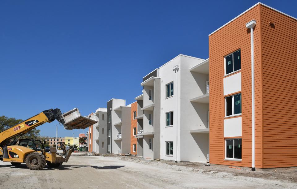 The Sarasota Housing Authority is nearing completion on Cypress Square, a three-building, an affordable housing project consisting of 84 units and a clubhouse in the 1600 block of 21st Street in Sarasota.