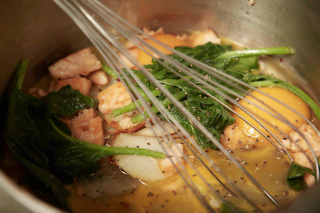 增肌減脂料理：鮭魚馬鈴薯菠菜烘蛋
